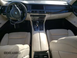 2013 BMW 7 Series 750i with VIN WBAYA8C55DC996693, listed as a Copart auction lot 80233423 with 140,925 mi miles and Salvage Title. Bid and sale history available at DreamBid. Image 8.