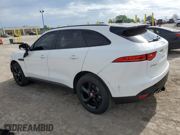 2017 Jaguar F-Pace 20d Premium with VIN SADCJ2BN7HA097612, listed as a Copart auction lot 56478565 with 114,495 mi miles and Salvage title. Bid and sale history available at DreamBid. Image 2.