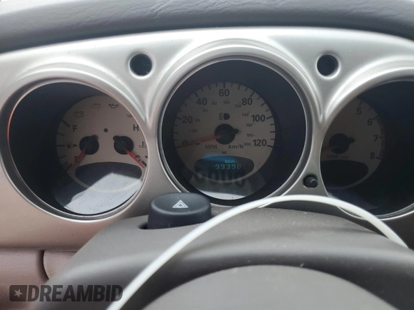 2002 Chrysler PT Cruiser Limited with VIN 3C8FY68B22T329329, listed as a Copart auction lot 60836885 with 99,398 mi miles and Salvage title. Bid and sale history available at DreamBid. Image 9.