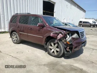 2013 Honda Pilot Touring with VIN 5FNYF4H92DB066200, listed as a Copart auction lot 53280865 with 171,924 mi miles and Salvage Title. Bid and sale history available at DreamBid. Image 4.