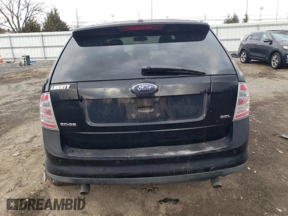 2007 Ford Edge SEL PLUS with VIN 2FMDK39C27BB38377, listed as a Copart auction lot 46267425 with 166,696 mi miles and Salvage Title. Bid and sale history available at carsss.com. Image 6.