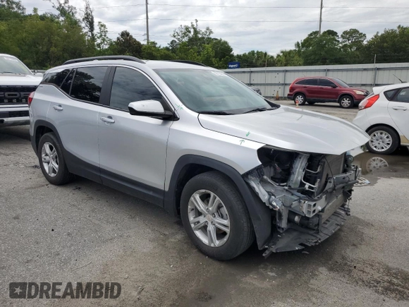 2022 GMC Terrain SLE with VIN 3GKALMEV8NL116133, listed as a Copart auction lot 59730865 with 46,227 mi miles and Salvage title. Bid and sale history available at DreamBid. Image 4.