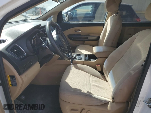 2017 Kia Sedona LX with VIN KNDMB5C18H6225529, listed as a Copart auction lot 49900075 with 272,725 mi miles and Salvage Title. Bid and sale history available at carsss.com. Image 7.