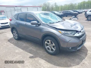 2018 Honda CR-V EX-L z VIN 7FARW2H8XJE031615, wystawiony jako IAAI lot #42199258 z przebiegiem 63 204 mil mil oraz . Historia ofert i sprzedaży dostępna na DreamBid. Obrazek 1.