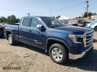 2021 GMC Sierra 1500 SLE with VIN 1GTR9BEK1MZ193022, listed as a Copart auction lot 69951164 with 75,839 mi miles and Salvage Title. Bid and sale history available at carsss.com. Image 4.