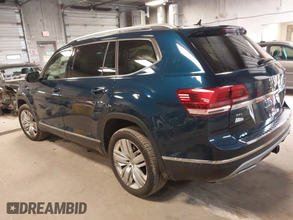 2018 Volkswagen Atlas SEL Premium with VIN 1V2NR2CA5JC597639, listed as a IAAI auction lot 41867470 with 99,642 mi miles and . Bid and sale history available at DreamBid. Image 3.