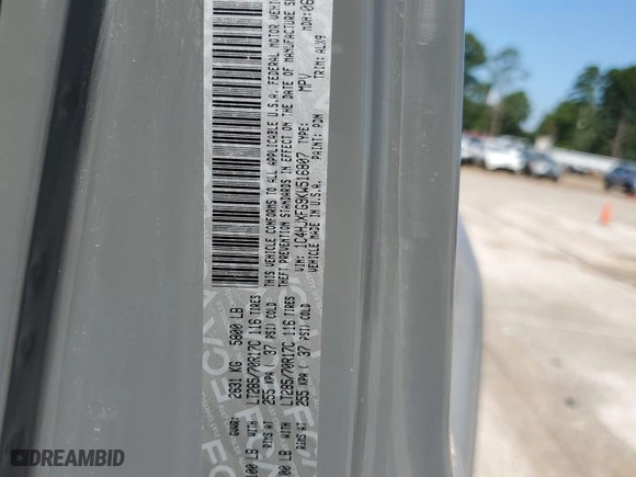 2019 Jeep Wrangler Unlimited Rubicon with VIN 1C4HJXFG9KW516807, listed as a Copart auction lot 59729654 with 95,968 mi miles and Salvage Title. Bid and sale history available at carsss.com. Image 13.