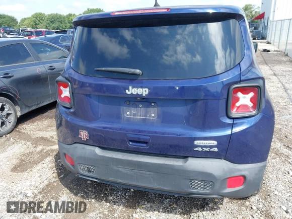 2018 Jeep Renegade Upland with VIN ZACCJBAB6JPH00767, listed as a IAAI auction lot 42142884 with 88,039 mi miles and . Bid and sale history available at DreamBid. Image 16.