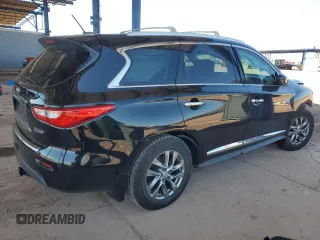 2015 Infiniti QX60 with VIN 5N1AL0MN5FC558446, listed as a Copart auction lot 49477955 with 124,587 mi miles and Salvage Title. Bid and sale history available at DreamBid. Image 3.
