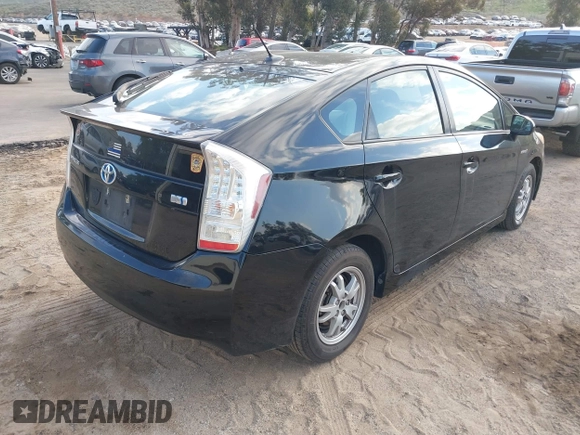 2011 Toyota Prius I with VIN JTDKN3DUXB5251042, listed as a IAAI auction lot 41906546 with 177,176 mi miles. Bid and sale history available at carsss.com. Image 4.