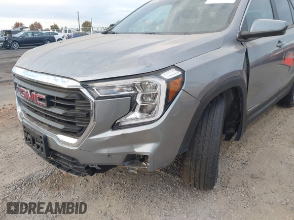 2023 GMC Terrain SLE with VIN 3GKALMEG0PL271974, listed as a IAAI auction lot 40727813 with 15,993 mi miles. Bid and sale history available at carsss.com. Image 6.