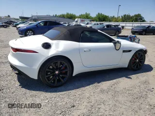 2021 Jaguar F-Type with VIN SAJD55FE7MCK75289, listed as a Copart auction lot 56250635 with 8,533 mi miles and Salvage Title. Bid and sale history available at DreamBid. Image 3.