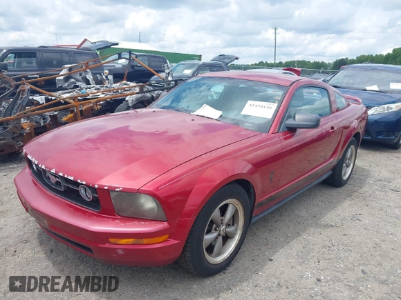 2006 Ford Mustang Standard with VIN 1ZVHT80N765239610, listed as a IAAI auction lot 42454146 with 146,261 mi miles and . Bid and sale history available at DreamBid. Image 2.