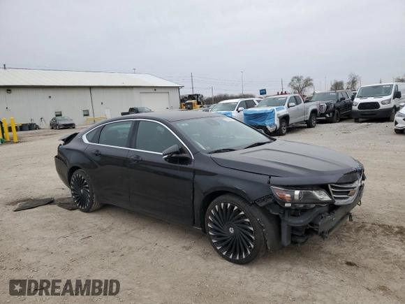 2015 Chevrolet Impala LT with VIN 2G1115SL6F9253806, listed as a Copart auction lot 55650595 with 136,910 mi miles and Salvage Title. Bid and sale history available at DreamBid. Image 4.