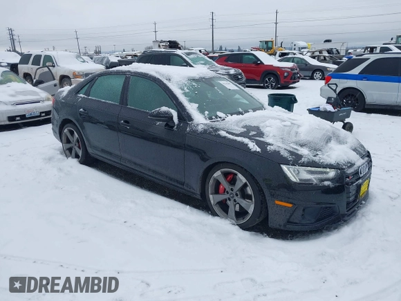2019 Audi S4 Premium Plus z VIN WAUB4AF43KA020251, wystawiony jako IAAI lot #41562862 z przebiegiem 44 897 mil mil oraz . Historia ofert i sprzedaży dostępna na DreamBid. Obrazek 1.