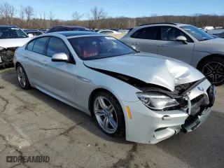2017 BMW 6 Series 640i xDrive with VIN WBA6D2C56HGT66482, listed as a Copart auction lot 38348264 with 90,809 mi miles. Bid and sale history available at carsss.com. Image 4.