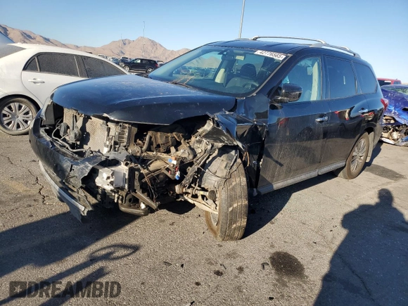 2020 Nissan Pathfinder S with VIN 5N1DR2AM2LC639287, listed as a Copart auction lot 42776565 with 97,626 mi miles and Salvage Title. Bid and sale history available at carsss.com. Image 1.