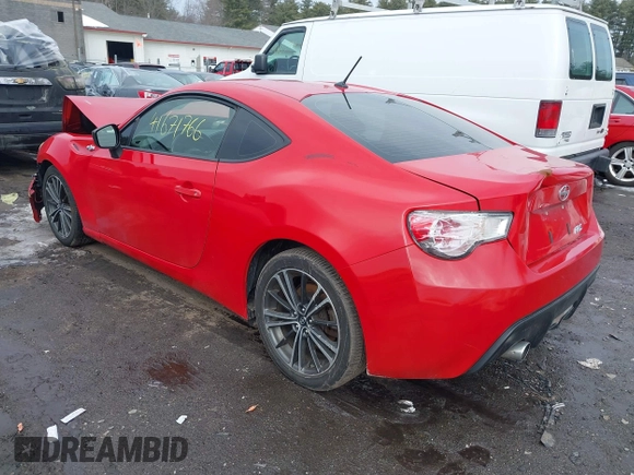 2013 Scion FR-S with VIN JF1ZNAA14D2710394, listed as a IAAI auction lot 41671766 with 53,405 mi miles. Bid and sale history available at carsss.com. Image 3.