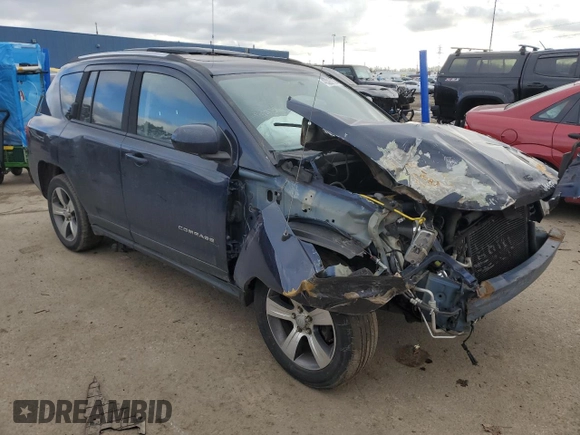 2016 Jeep Compass Latitude with VIN 1C4NJCEA9GD792867, listed as a Copart auction lot 43328235 with 0 mi miles and Clean Title. Bid and sale history available at carsss.com. Image 4.