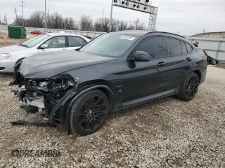 2022 BMW X4 M with VIN 5YM23EC00N9K92218, listed as a Copart auction lot 47554585 with 33,464 mi miles and Salvage Title. Bid and sale history available at carsss.com. Image 1.