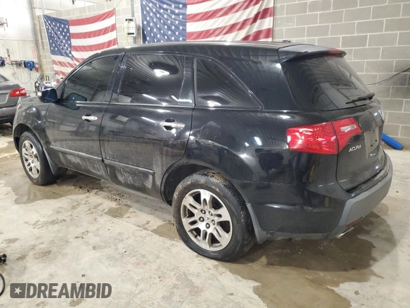 2007 Acura MDX Tech Pkg with VIN 2HNYD28367H552765, listed as a Copart auction lot 44071185 with 190,155 mi miles and Non Repairable. Bid and sale history available at carsss.com. Image 2.