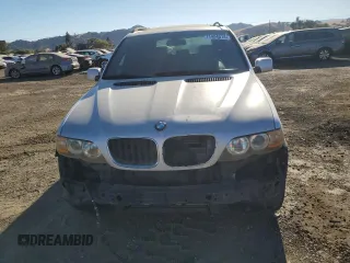 2006 BMW X5 3.0i with VIN 5UXFA13566LY33974, listed as a Copart auction lot 71454014 with 137,226 mi miles and Salvage Title. Bid and sale history available at carsss.com. Image 5.