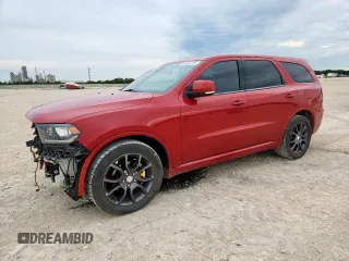 2015 Dodge Durango R/T with VIN 1C4SDHCT2FC167758, listed as a Copart auction lot 60322705 with 162,252 mi miles and Salvage title. Bid and sale history available at DreamBid. Image 1.