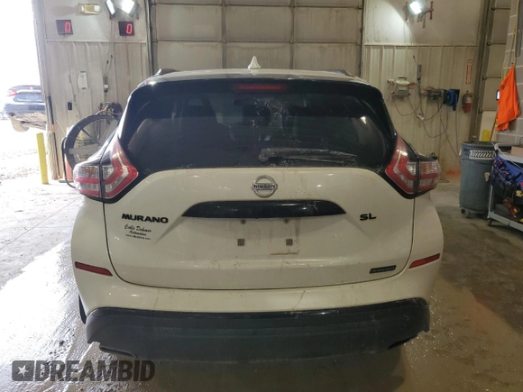 2018 Nissan Murano S with VIN 5N1AZ2MG7JN112758, listed as a Copart auction lot 86631664 with 106,486 mi miles and Salvage Title. Bid and sale history available at DreamBid. Image 6.