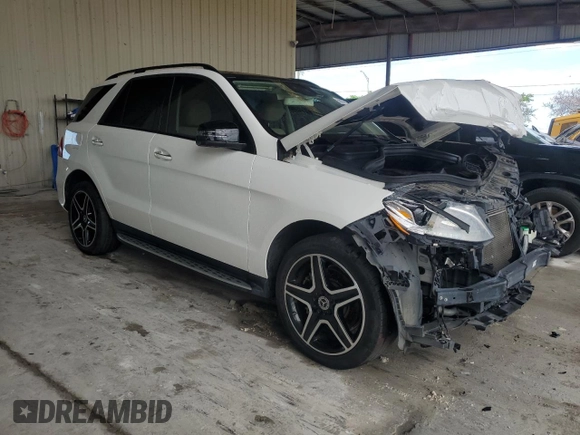 2018 Mercedes-Benz GLE 350 with VIN 4JGDA5JB6JB170179, listed as a Copart auction lot 56537745 with 74,389 mi miles and Salvage title. Bid and sale history available at DreamBid. Image 4.
