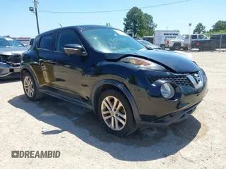 2015 Nissan Juke S with VIN JN8AF5MR5FT508159, listed as a IAAI auction lot 41977609 with 119,915 mi miles. Bid and sale history available at carsss.com. Image 1.