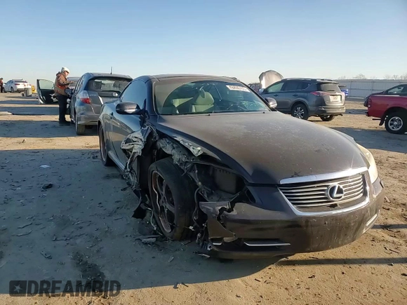 2007 Lexus SC 430 with VIN JTHFN45Y179014155, listed as a Copart auction lot 42896105 with 142,018 mi miles and Salvage Title. Bid and sale history available at DreamBid. Image 10.