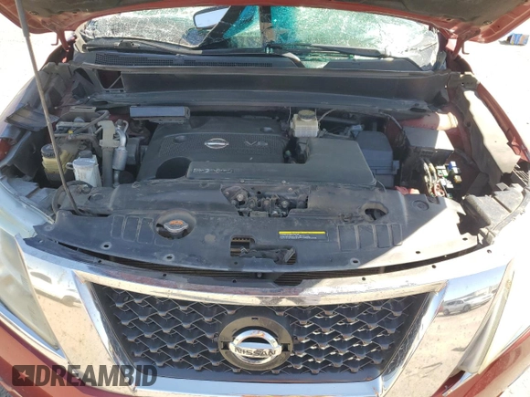 2016 Nissan Pathfinder Platinum with VIN 5N1AR2MM8GC611868, listed as a Copart auction lot 54077545 with 146,187 mi miles and Salvage Title. Bid and sale history available at carsss.com. Image 12.