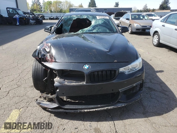 2015 BMW 4 Series 435i with VIN WBA3R1C57FK195783, listed as a Copart auction lot 54569625 with 121,074 mi miles and Clean Title. Bid and sale history available at carsss.com. Image 5.