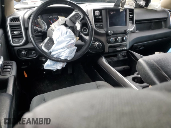 2020 Ram 1500 Big Horn with VIN 1C6RREBT7LN300408, listed as a Copart auction lot 80129424 with 129,626 mi miles and Salvage title. Bid and sale history available at DreamBid. Image 8.