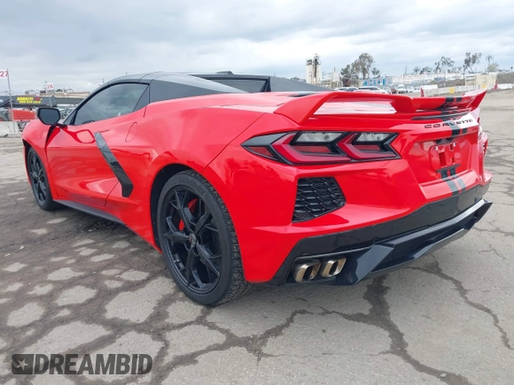 2020 Chevrolet Corvette 2LT with VIN 1G1Y73D46L5115960, listed as a IAAI auction lot 41774420 with 34,413 mi miles. Bid and sale history available at carsss.com. Image 3.