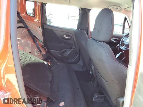 2021 Jeep Renegade Latitude with VIN ZACNJDB10MPM49868, listed as a Copart auction lot 53127945 with 46,956 mi miles and Salvage title. Bid and sale history available at DreamBid. Image 10.