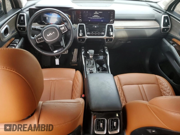 2022 Kia Sorento SX with VIN 5XYRKDLF3NG118070, listed as a Copart auction lot 44022865 with 54,849 mi miles and Salvage Title. Bid and sale history available at carsss.com. Image 8.