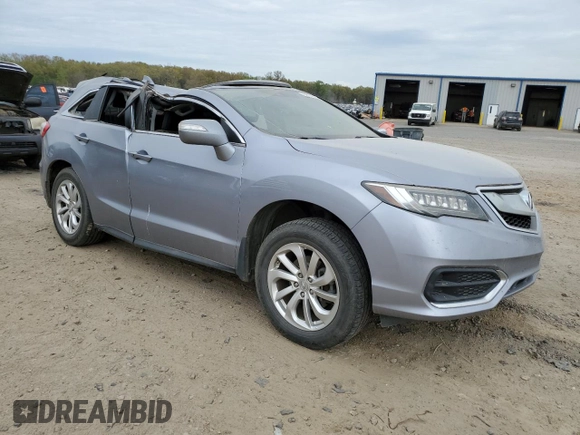 2016 Acura RDX Tech Pkg with VIN 5J8TB4H57GL010548, listed as a Copart auction lot 50379555 with 93,982 mi miles and Clean Title. Bid and sale history available at carsss.com. Image 4.
