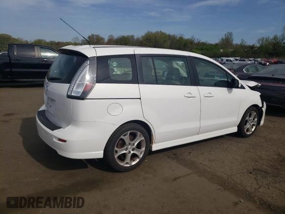 2010 Mazda 5 Sport with VIN JM1CR2WL6A0362562, listed as a Copart auction lot 54691615 with 102,429 mi miles and Salvage Title. Bid and sale history available at DreamBid. Image 3.
