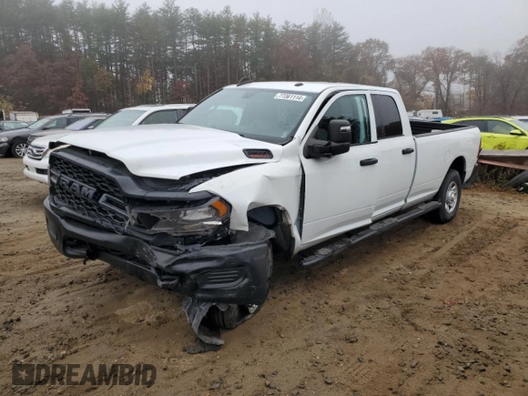 2023 Ram 2500 Tradesman with VIN 3C6UR5HJ4PG589374, listed as a Copart auction lot 77361114 with 11,965 mi miles and Salvage Title. Bid and sale history available at carsss.com. Image 1.