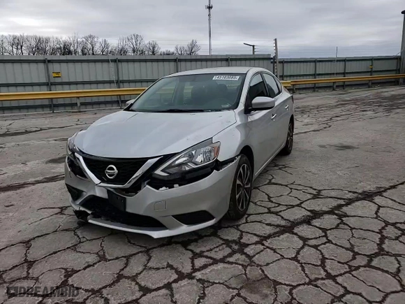 2017 Nissan Sentra SV with VIN 3N1AB7APXHL648885, listed as a Copart auction lot 45103085 with 115,438 mi miles and Salvage Title. Bid and sale history available at carsss.com. Image 10.