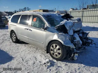 2007 Hyundai Entourage GLS with VIN KNDMC233776025544, listed as a Copart auction lot 87637075 with 0 mi miles and Salvage Title. Bid and sale history available at carsss.com. Image 4.