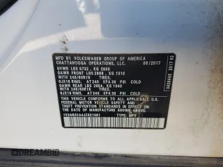 2018 Volkswagen Atlas S z VIN 1V2AR2CA4JC521361, wystawiony jako Copart lot #81990544 z przebiegiem 102 809 mil mil oraz Szkoda całkowita • Salvage title. Historia ofert i sprzedaży dostępna na DreamBid. Obrazek 15.