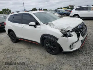 2024 Subaru Forester Special Sports with VIN JF2SKAGC5RH416151, listed as a Copart auction lot 53538145 with 21,665 mi miles and Salvage title. Bid and sale history available at DreamBid. Image 4.
