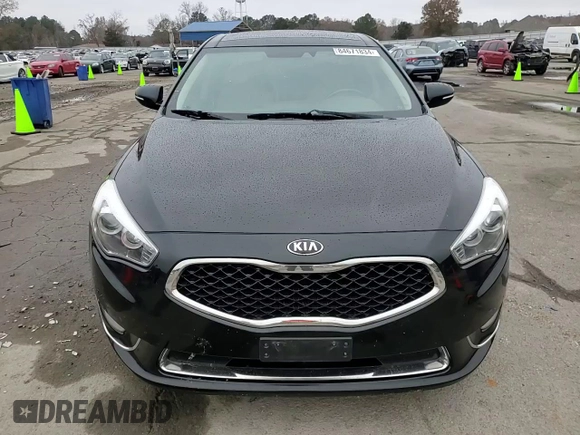 2014 Kia Cadenza Premium with VIN KNALN4D70E5125066, listed as a Copart auction lot 84671834 with 110,216 mi miles and Salvage Title. Bid and sale history available at carsss.com. Image 11.