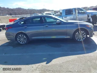 2016 Hyundai Genesis 3.8L with VIN KMHGN4JEXGU118623, listed as a IAAI auction lot 41401807 with 105,060 mi miles. Bid and sale history available at carsss.com. Image 13.