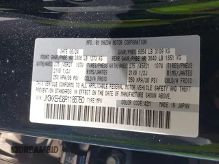 2024 Mazda CX-90 Premium Plus with VIN JM3KKEHD8R1186750, listed as a IAAI auction lot 41795353 with 5,144 mi miles and . Bid and sale history available at DreamBid. Image 9.