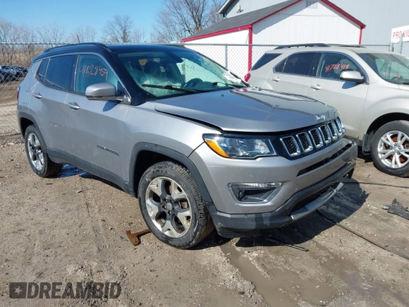 2018 Jeep Compass Limited z VIN 3C4NJDCB3JT373917, wystawiony jako IAAI lot #41628459 z przebiegiem 101 275 mil mil oraz . Historia ofert i sprzedaży dostępna na DreamBid. Obrazek 1.