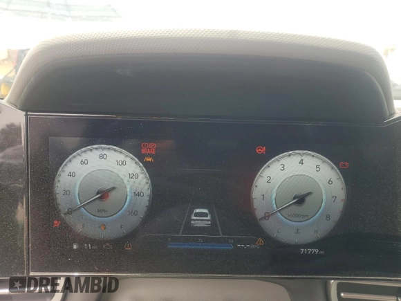 2023 Hyundai Elantra SEL with VIN 5NPLS4AG1PH105556, listed as a Copart auction lot 55594865 with 71,779 mi miles and Salvage Title. Bid and sale history available at DreamBid. Image 9.