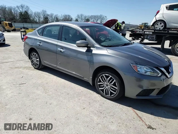 2017 Nissan Sentra SV with VIN 3N1AB7APXHL644562, listed as a Copart auction lot 48856325 with 95,878 mi miles and Salvage Title. Bid and sale history available at carsss.com. Image 10.